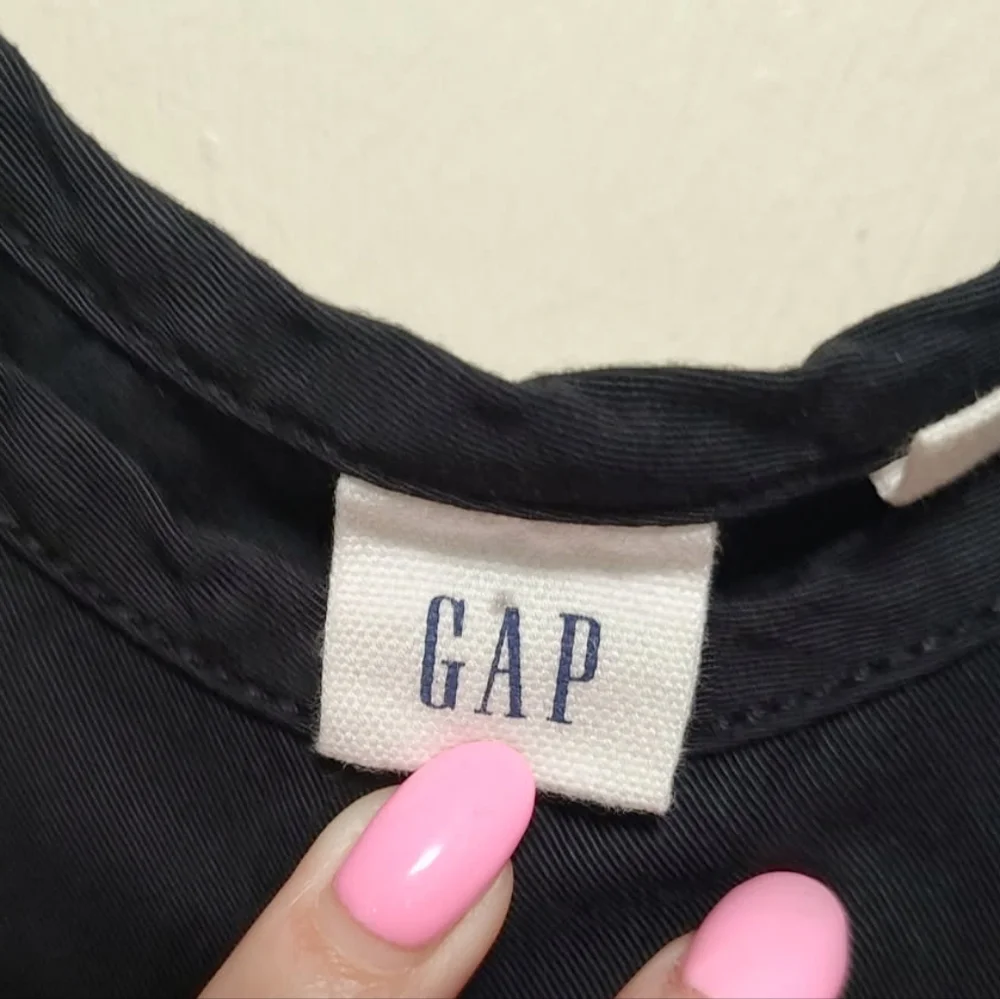 GAP Wide Leg Jumpsuit Pockets Belt Crop - Picture 7 of 9
